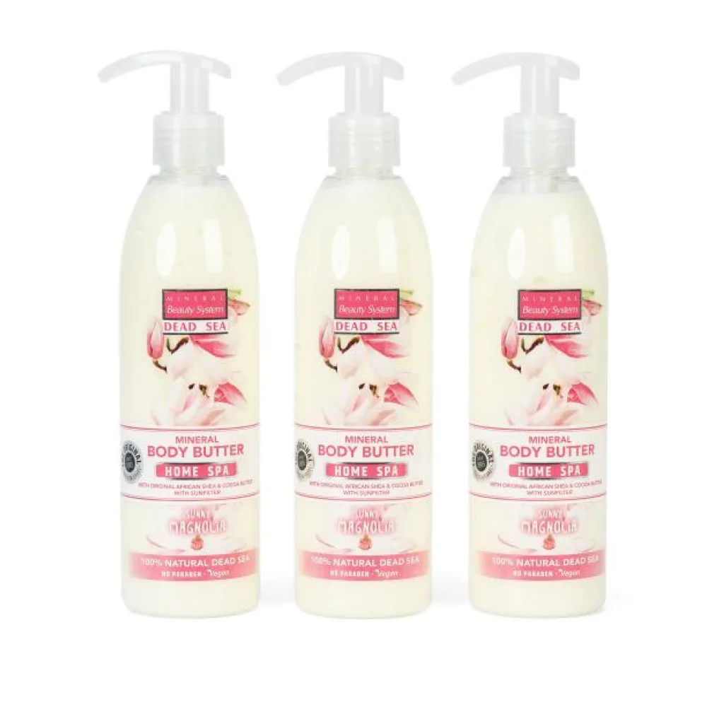 MBS 3x300 ml Body Butter Magnolia