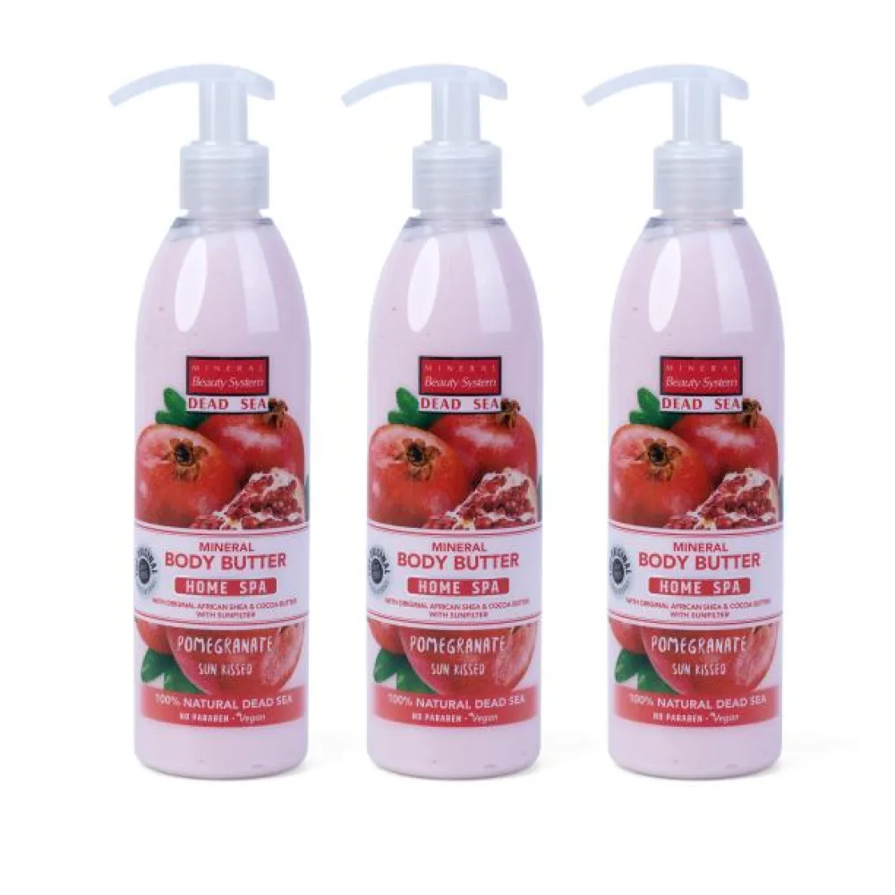 MBS 3er Set Body Butter Pomegranate