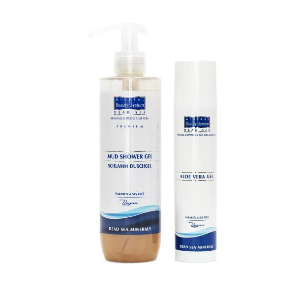 MBS Aloe Vera Gel 1x100ml+Mud Duschgel 1x300ml