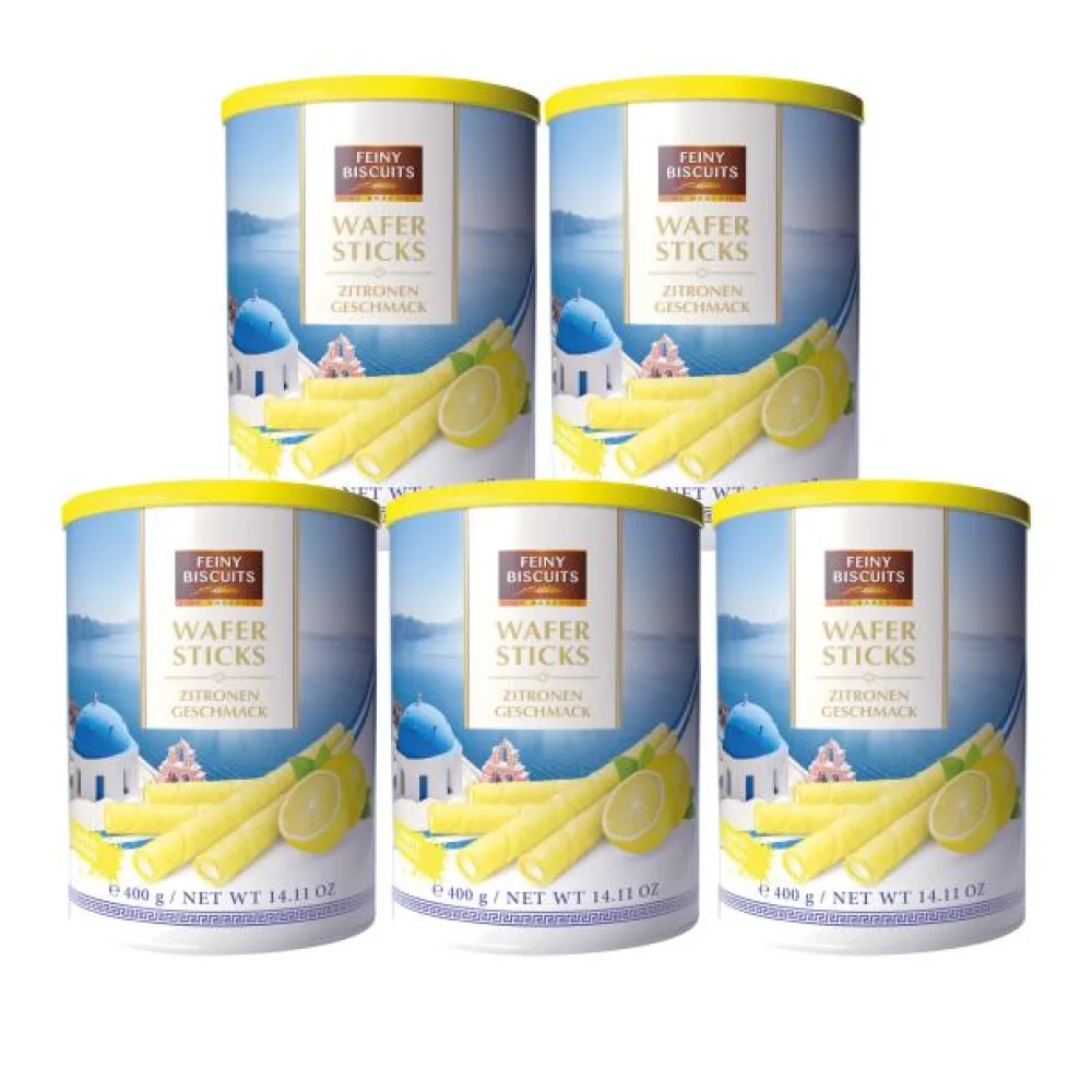 Feiny Waffelröllchen Zitrone