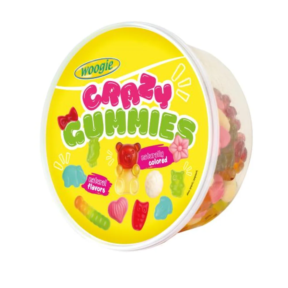 Crazy Gummies Fruchtgummi 1kg 1er Set