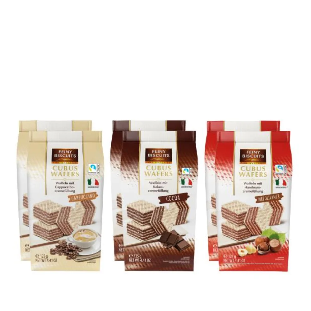Cubus Wafers 6er Set 6x125g