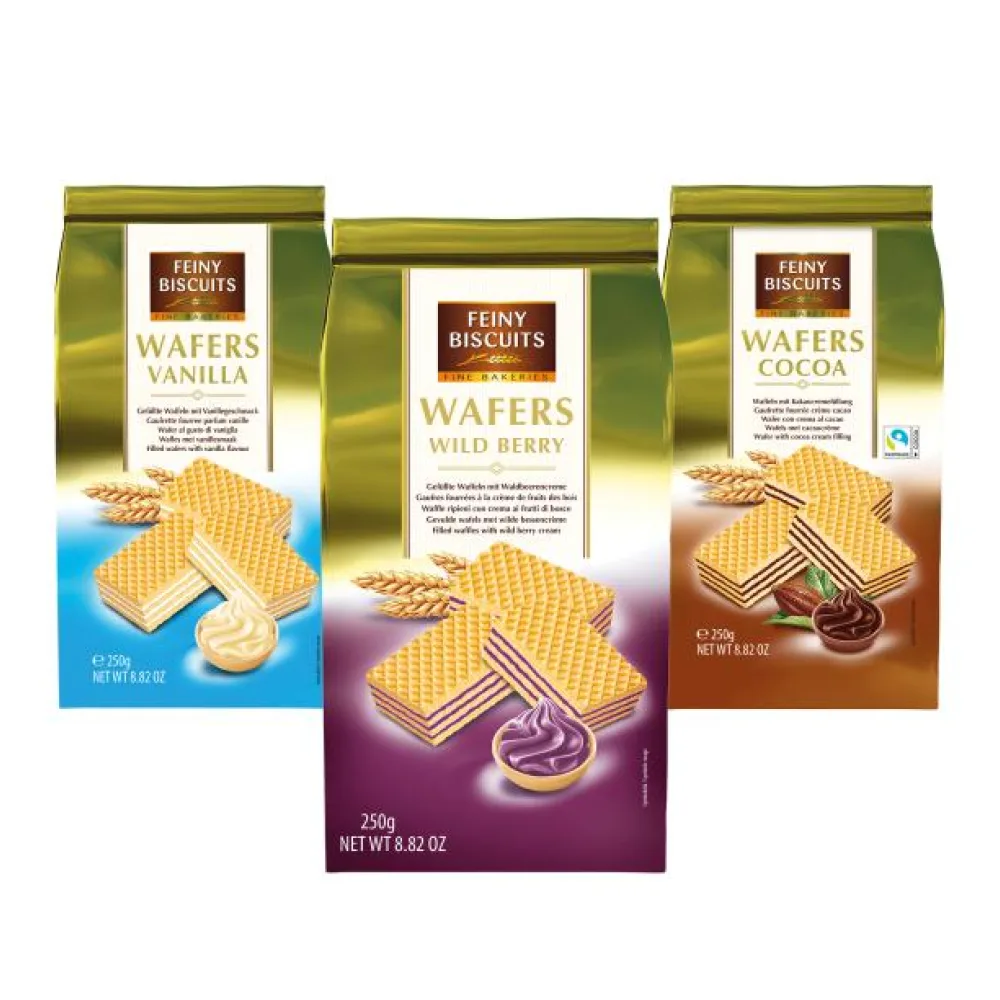 Gefüllte Waffeln 3er Set 3x250g
