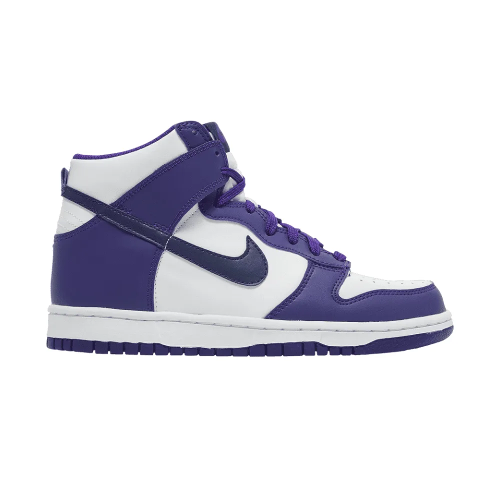 Nike Dunk High GS White Midnight Navy