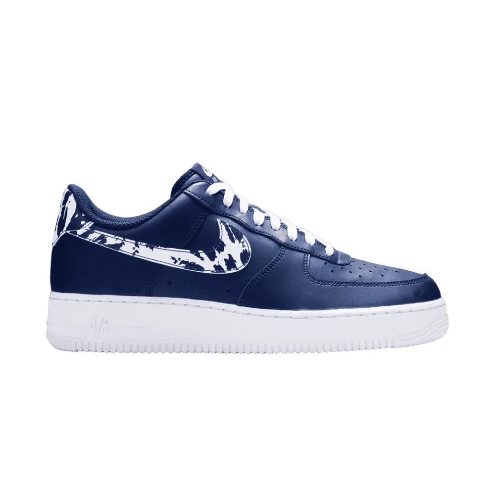 Nike Air Force 1 Low Camo Swoosh - Blue Void