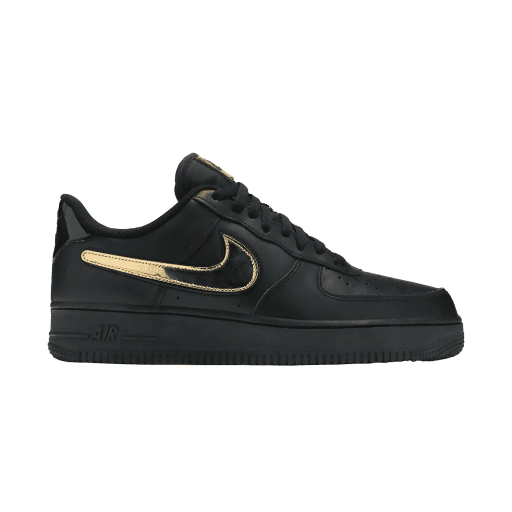 Nike Air Force 1 Low 07 LV8 Removable Swoosh - Black Gold