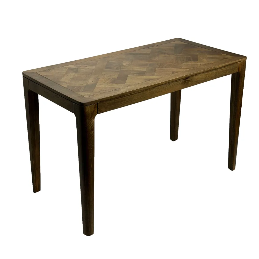 FineBuy Esstisch Massivholz Mango 120x60 cm - Rechteckiger Esszimmertisch Holz - Küchentisch modern für 6 Personen - Stabiler Holztisch - Tisch für Esszimmer Bistrotisch Handmade
