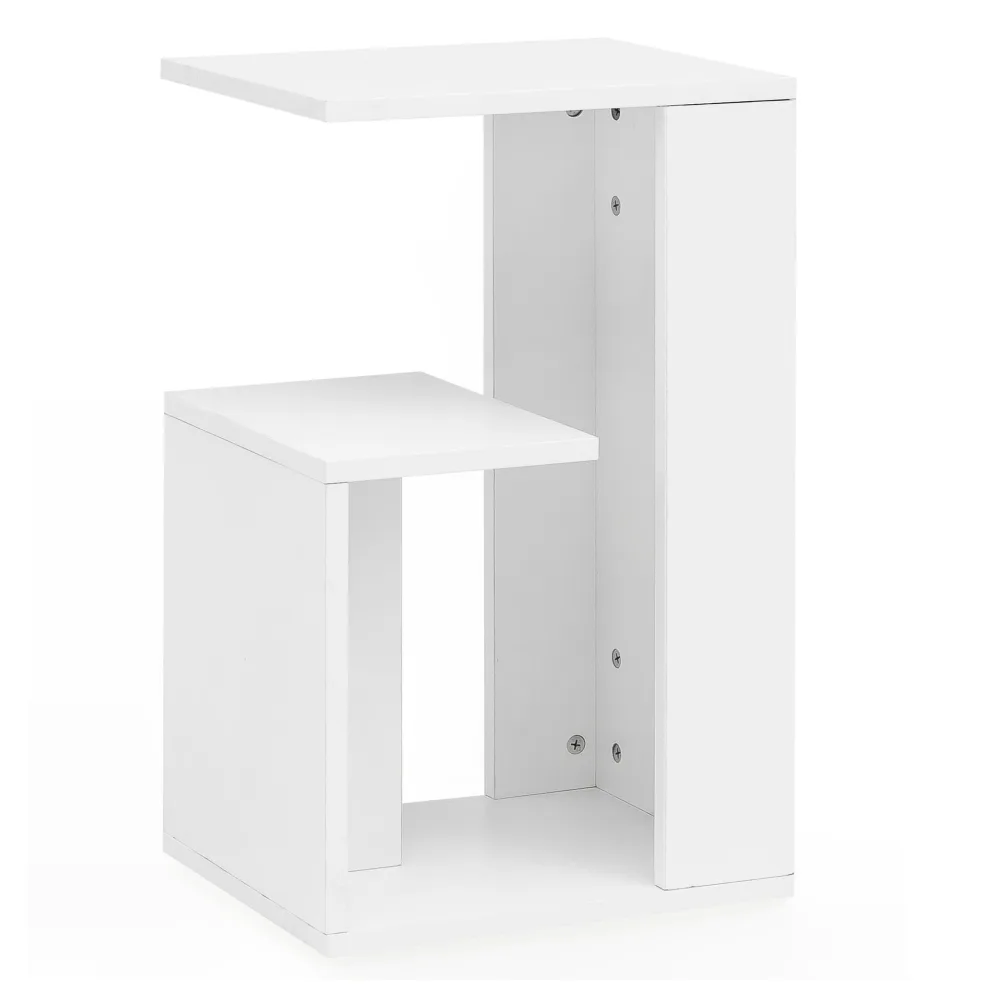 FineBuy Beistelltisch 35x61x30 cm Holz Design Anstelltisch Sofa, Couchtisch klein modern, Kleiner Wohnzimmertisch eckig, Sofatisch Ablagetisch hoch, Schmaler Tisch Wohnzimmer