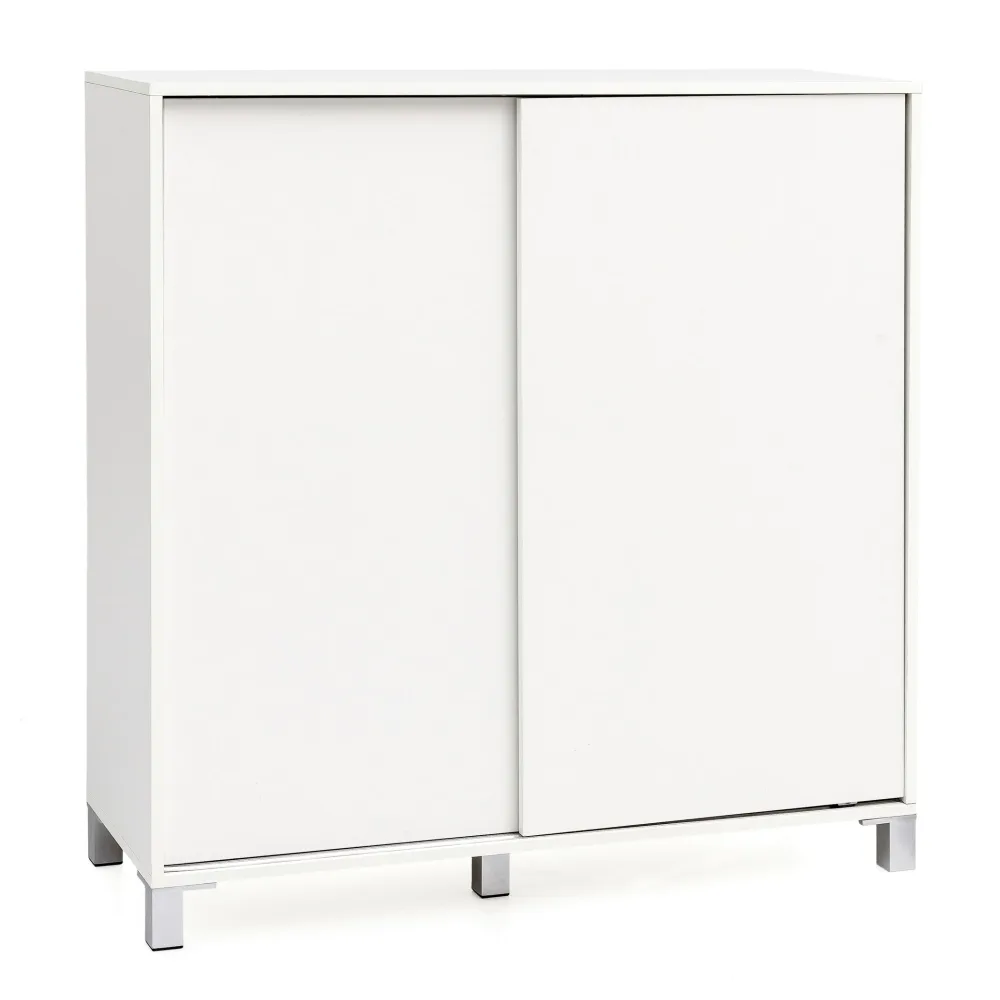 FineBuy Schuhschrank SV51780 Holz 100x108x37,5 cm Ablage Hoch, Design Schuhständer Groß 20 Paar Schuhe Schuhregal Flur, Schuh Aufbewahrung Platzsparend, Schuhablage Dielenmöbel Modern XXL