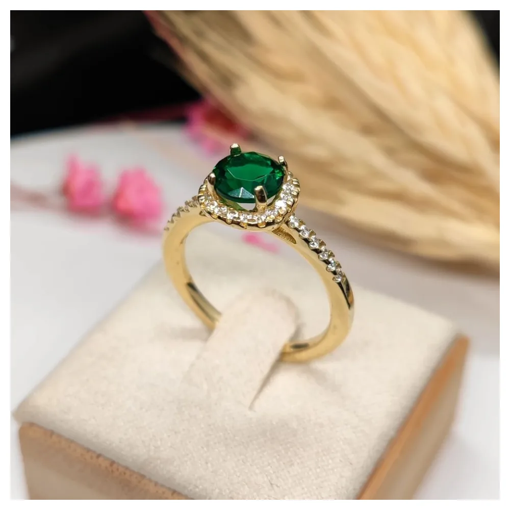 Anel de Formatura Premium Mod. Elizabeth (Escolha a Cor da Pedra Maior)