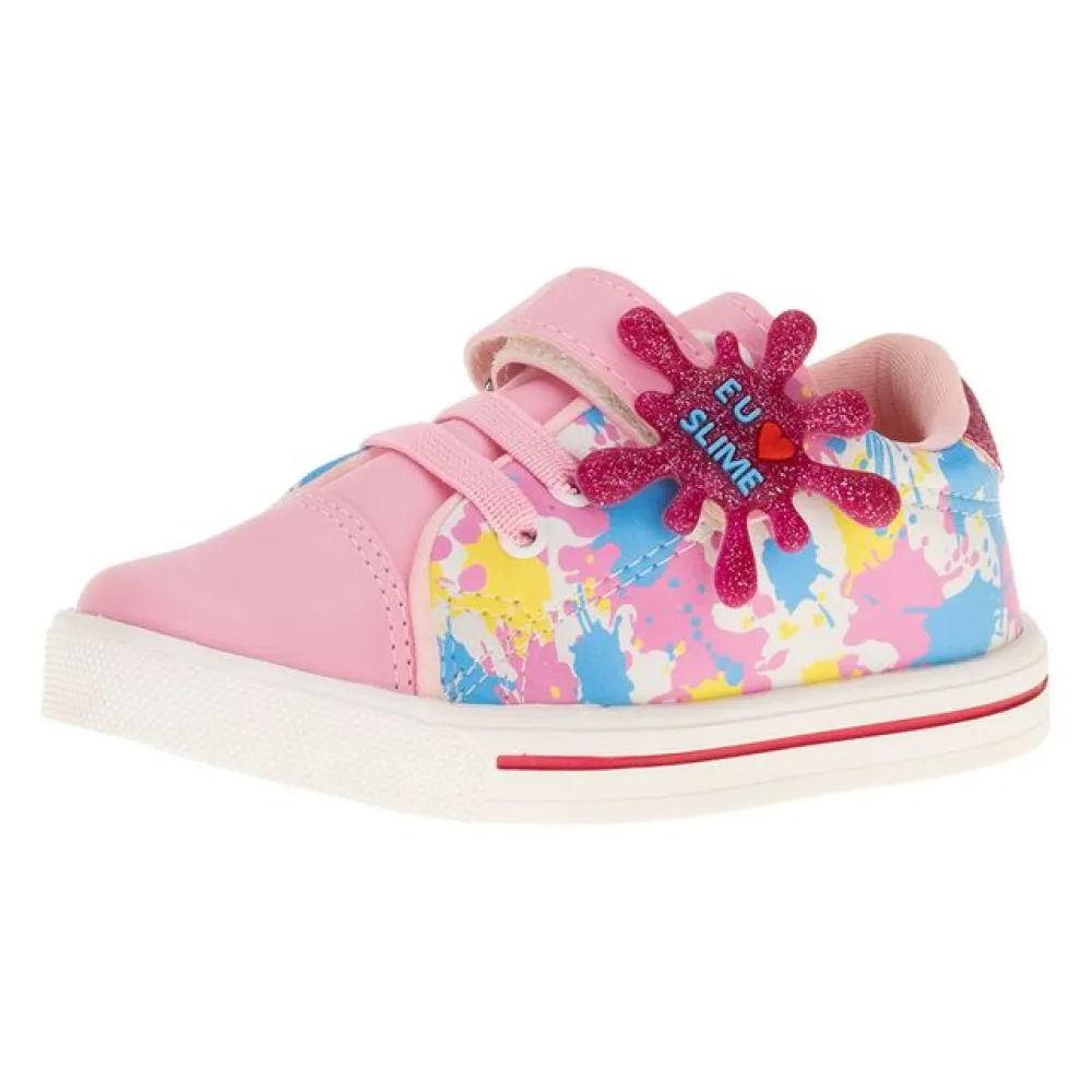 Tênis Infantil Feminino Linda Jú - 15551 ROSA 03 20