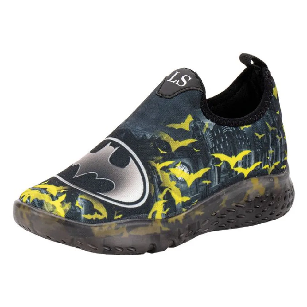 Tênis Infantil Masculino Led Minipé MP2424 PRETO/AMARELO 23