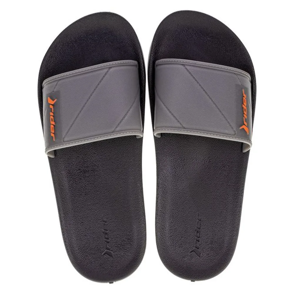 Chinelo Masculino Slide Street Rider - 11578 PRETO/CINZA 39