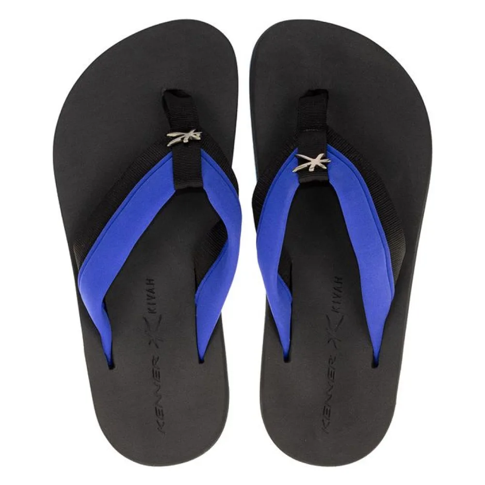 Chinelo Masculino Kivah Kenner - HXC PRETO/AZUL 40