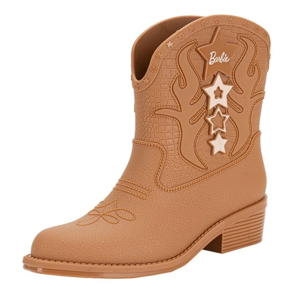 Bota Infantil Barbie Western Disney Grendene Kids 23227 CARAMELO 29