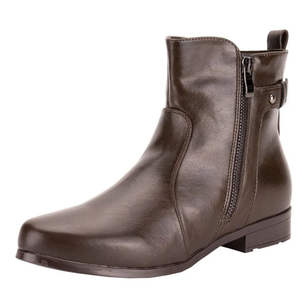 Bota Feminina Cano Baixo Mooncity 72325 CAFÉ 34