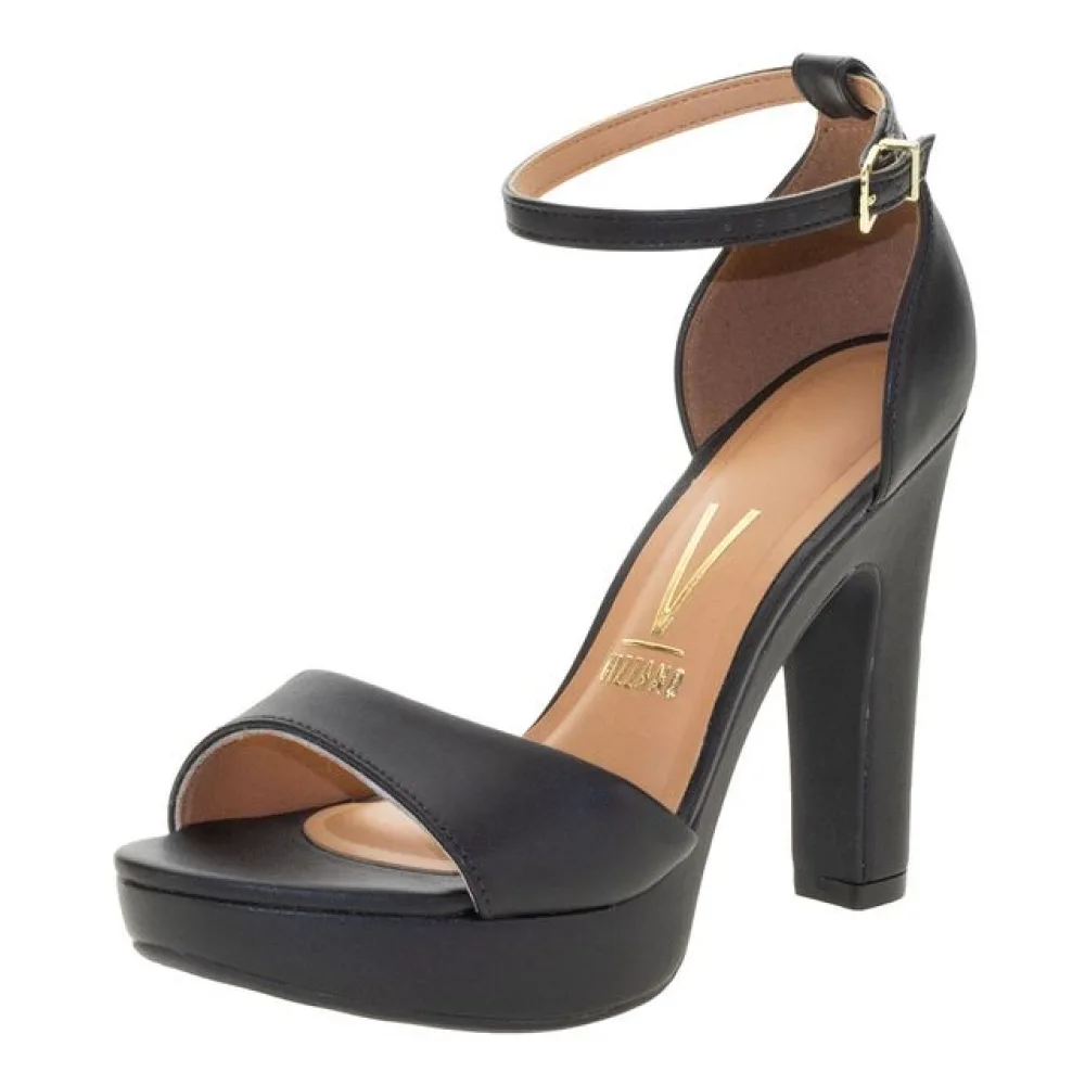 Sandália Feminina Salto Alto Vizzano - 6292217 PRETO 34