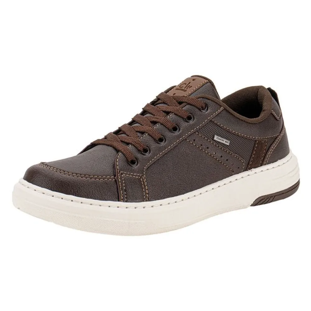 Sapatênis Masculino Confort Way - 9103 CAFÉ 01 39
