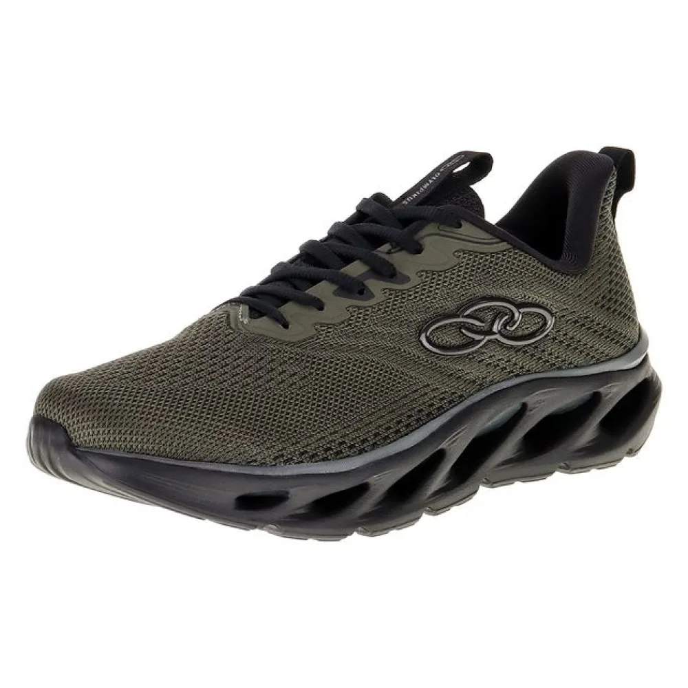 Tênis Masculino Diffuse 5 Olympikus - 43733260 PRETO/VERDE 39