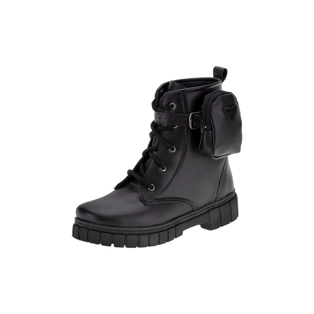 Bota Infantil Coturno Bag Nilqi - 1500 PRETO 30