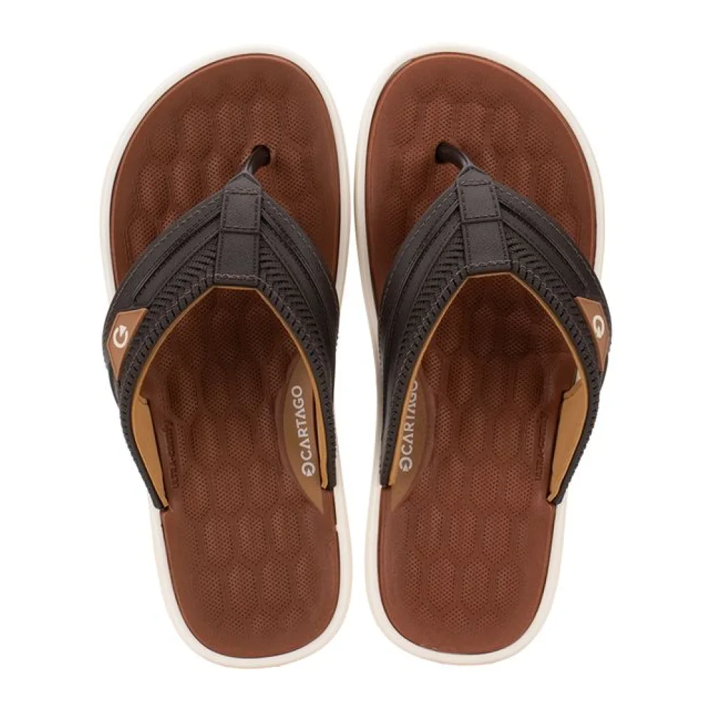 Chinelo Masculino Malta VI Cartago 12496 CAFÉ 37/38