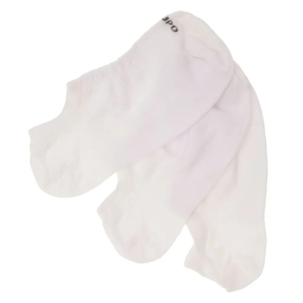 Kit com 3 Pares de Meias Sortidas Invisível Lupo - 32700 BRANCO 01 41/44