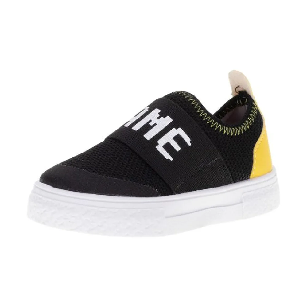 Tênis Infantil Slip On Mini Passo - 16404 PRETO 21