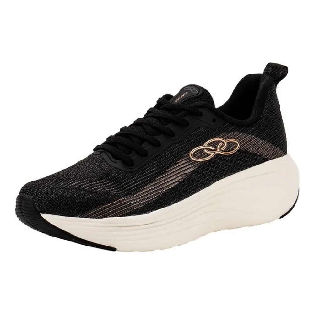 Tênis Feminino Purpura Olympikus 43717362 PRETO/BEGE 34