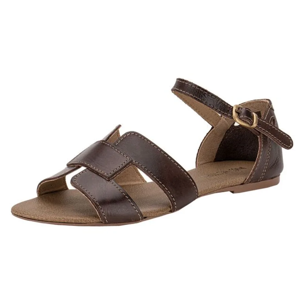 Sandália Feminina Flat Miss Western 128T CAFÉ 35