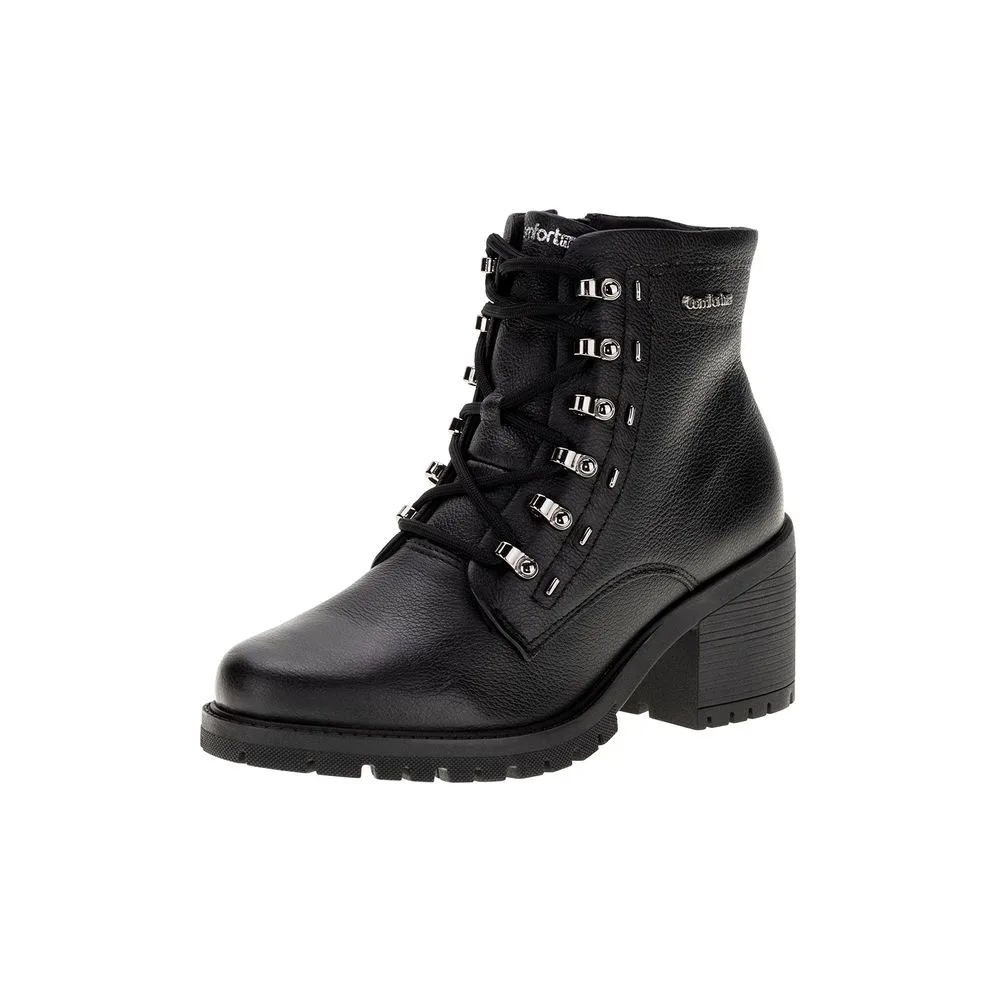 Bota Feminina Coturno Comfortflex - 2377302 PRETO 34