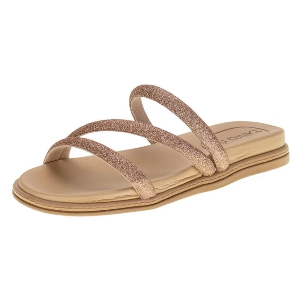 Tamanco Feminino Flat Beira Rio 8488108 BRONZE 34