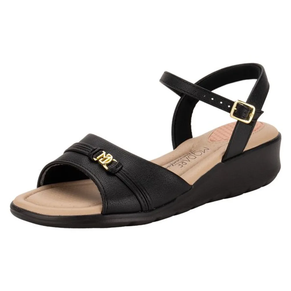 Sandália Feminina Anabela Modare 7190104 PRETO 34