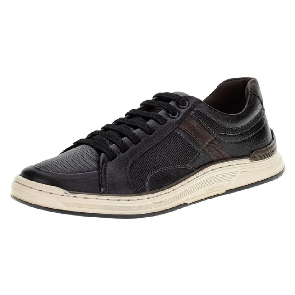 Sapatênis Masculino Loop Democrata - 151201 PRETO 39