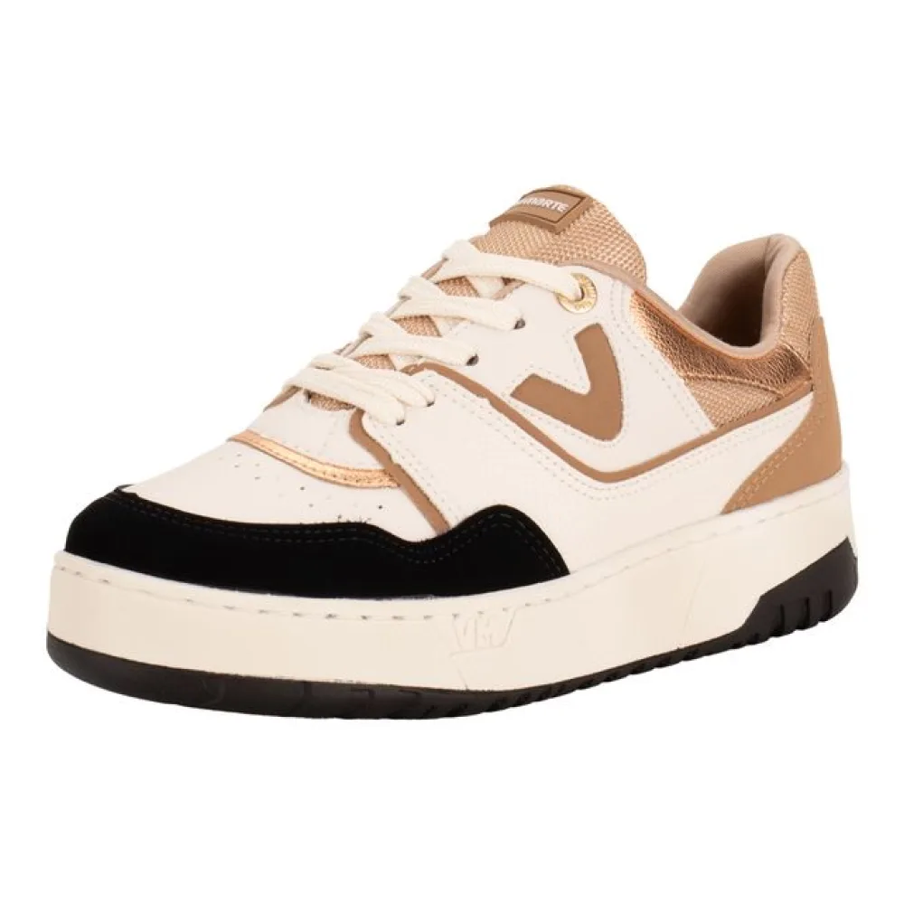 Tênis Feminino Casual Via Marte 042004 BEGE/PRETO 35