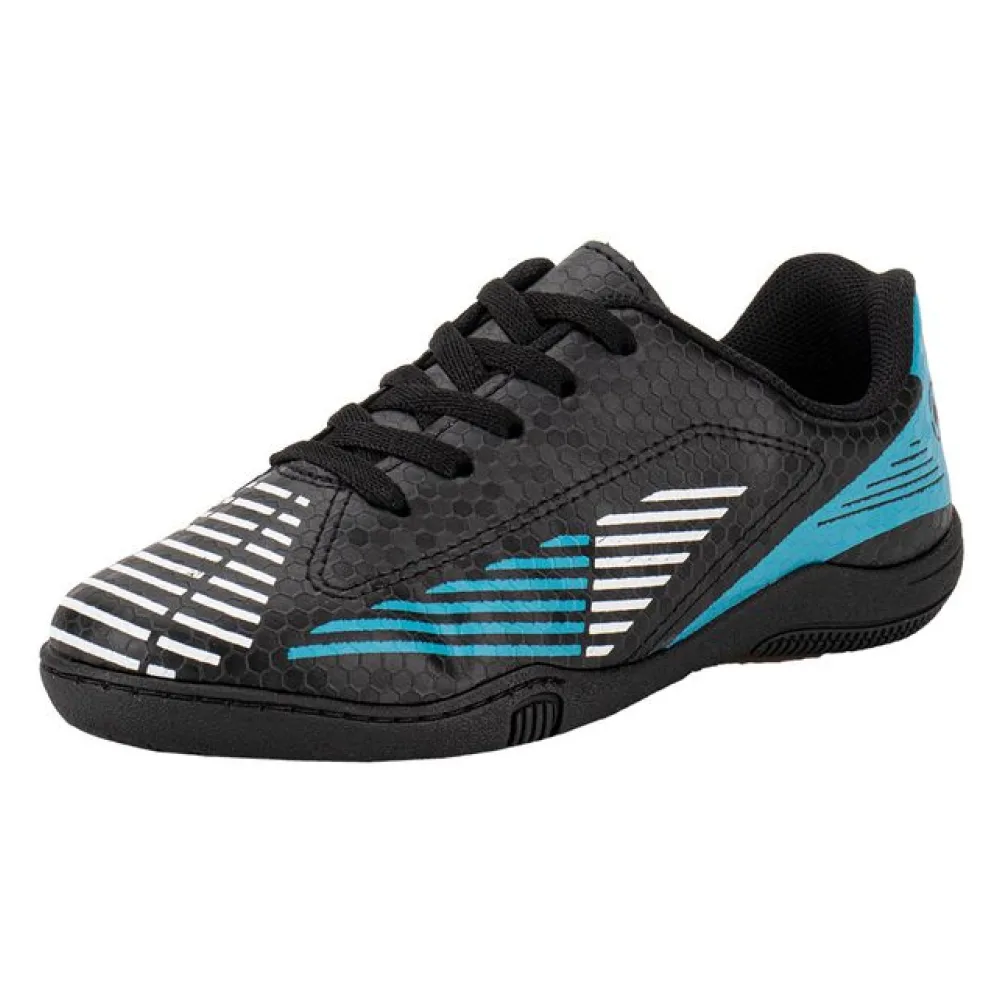 Chuteira Infantil Masculina Indoor Molekinho 2808332 PRETO/AZUL 27