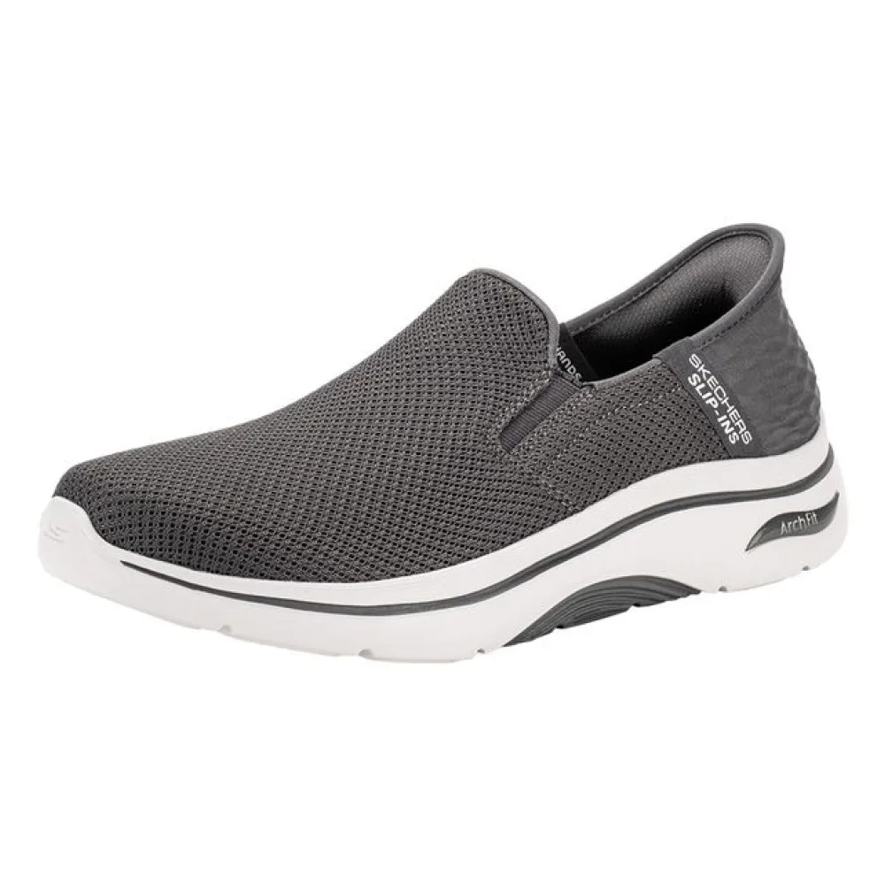 Tênis Masculino Go Walk Arch Fit Hands Free 2.0 Skechers 216600 CINZA 38