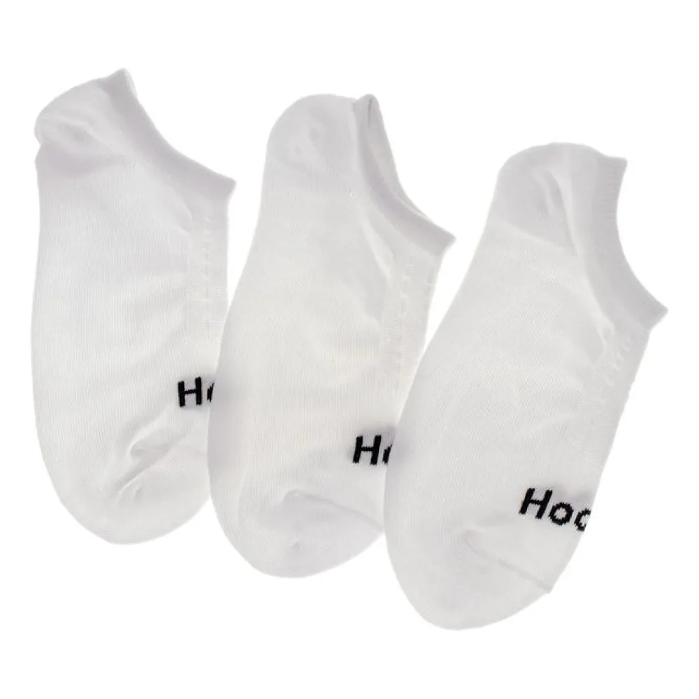 Kit Com 3 Pares de Meias Invisíveis Hoahi - 18034 BRANCO 33/38