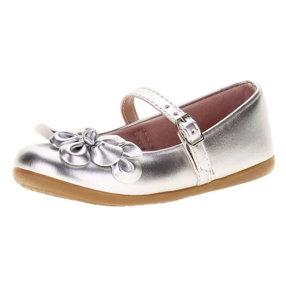 Sapatilha Infantil Feminina Lily Kids 18144 PRATA 21