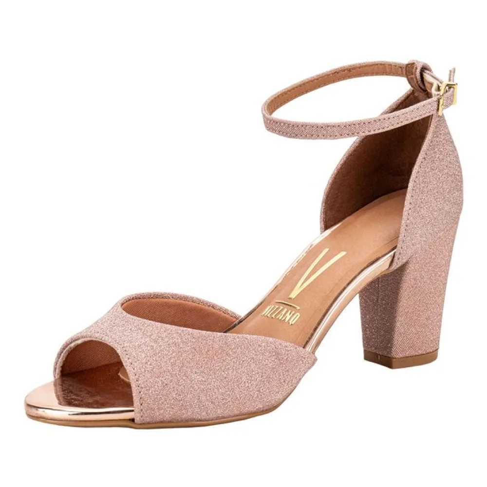 Sandália Feminina Salto Médio Vizzano - 6262206 BRONZE 02 34