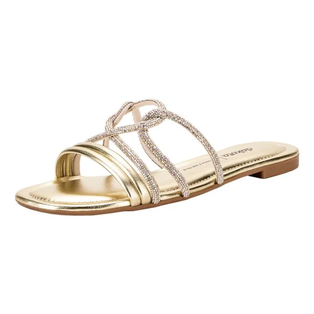 Tamanco Feminino Flat Dakota Y7922 OURO 34