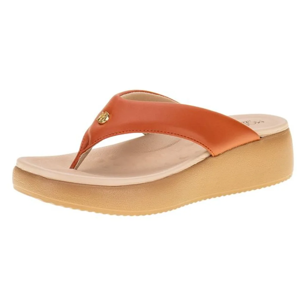 Tamanco Feminino Anabela Modare - 7189101 CORAL 38