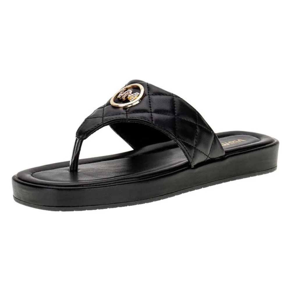 Tamanco Feminino Flat Via Marte - 2321410 PRETO 35