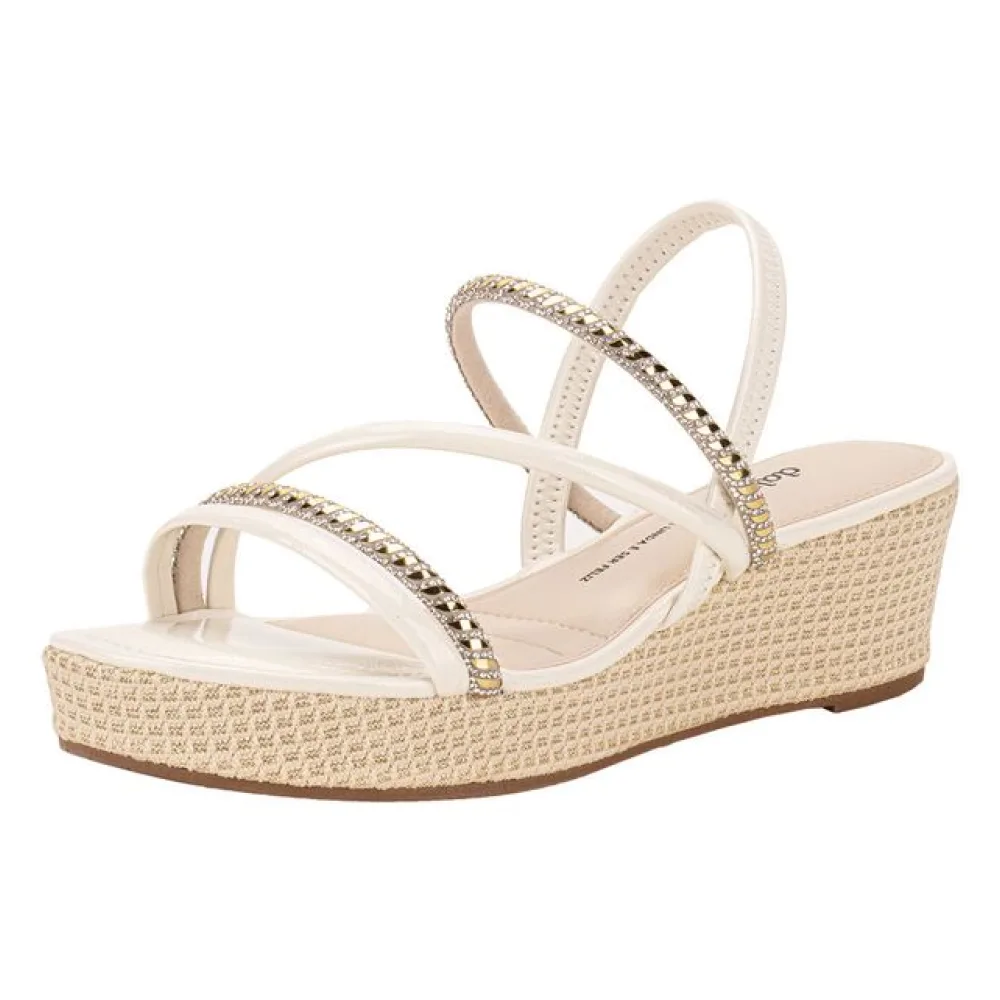 Sandália Feminina Anabela Dakota Y8321 BRANCO 35