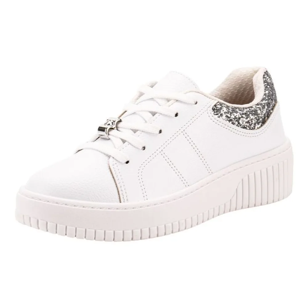 Tênis Feminino Casual Beira Rio 4316102 BRANCO/CINZA 34