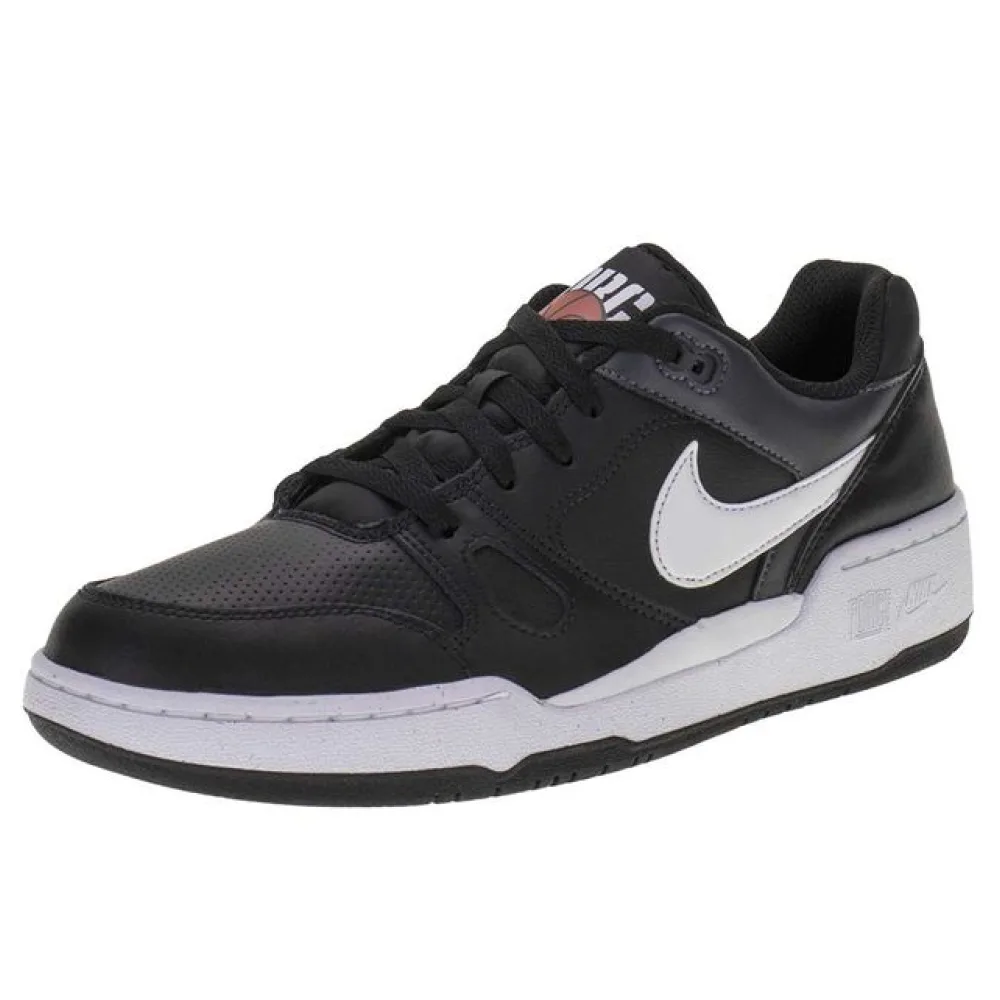 Tênis Masculino Full Force Low Nike FB1362 PRETO/BRANCO 38