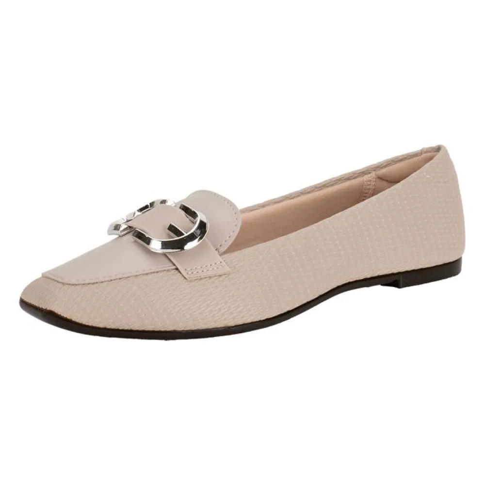 Sapatilha Feminina Flat Moleca 5735237 CINZA 34