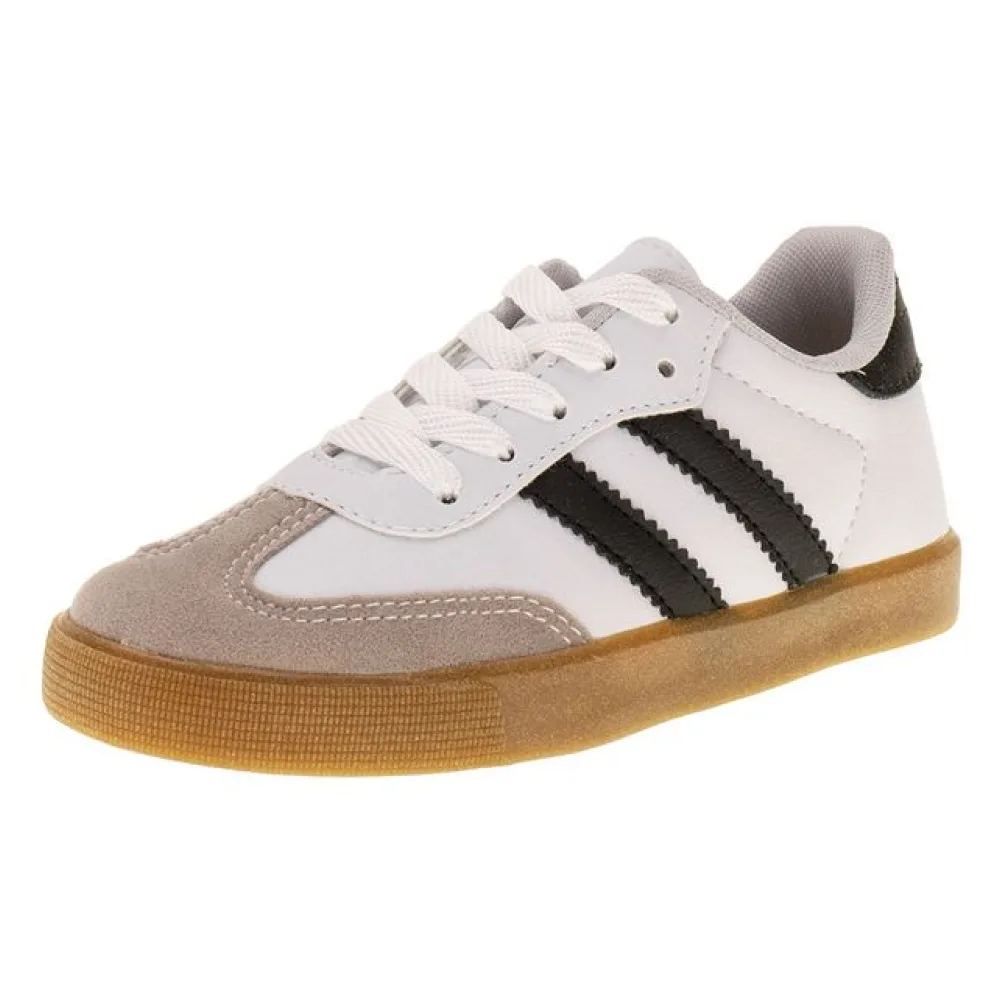 Tênis Infantil Masculino Fiocco BA1105 BRANCO/PRETO 36