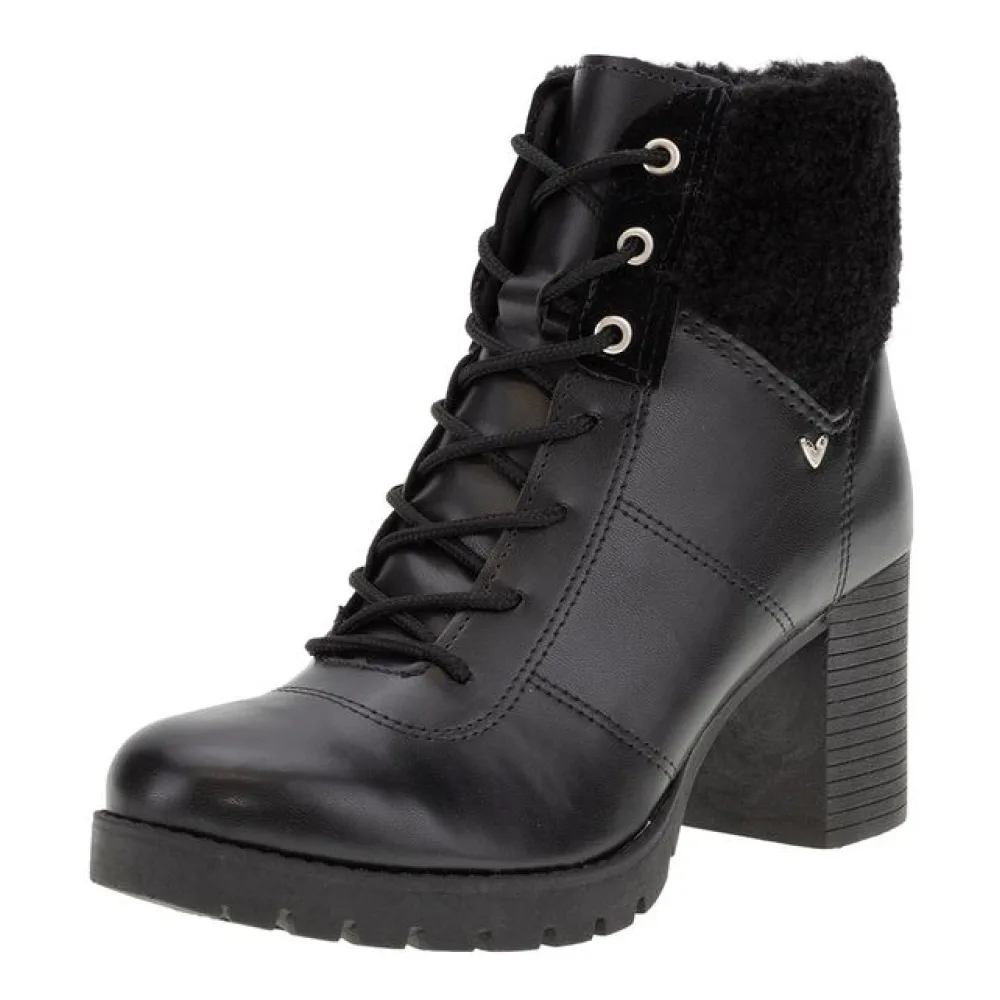 Bota Feminina Coturno Mississipi - Q6631 PRETO 01 37