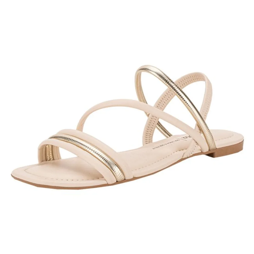 Sandália Feminina Flat Dakota Y8481 MARFIM 35