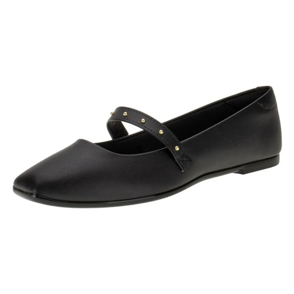 Sapatilha Feminina Flat Moleca 5735225 PRETO 34